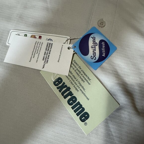Extreme ePerformance Polo Shirt Mens Medium Frost Wicking Antimicrobial 85093 - Picture 4 of 9